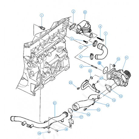 Mopar Joint torique pompe à eau (05159019AA)