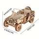 puzzles 3D en bois style Jeep Willys