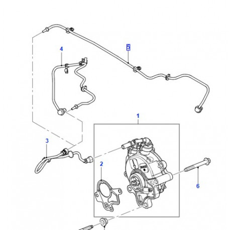 Jaguar tuyau de dépression XF X250 (C2Z18653)