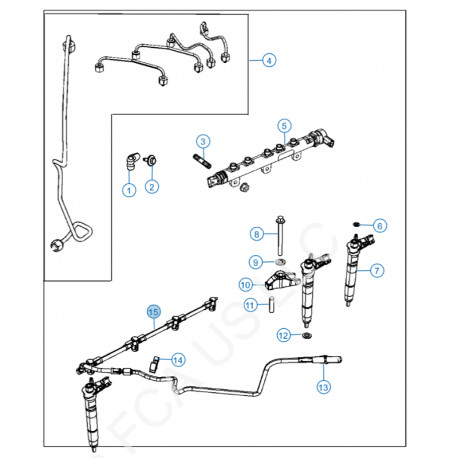 Mopar DURITE RETOUR DE GAZOIL (68092301AA)