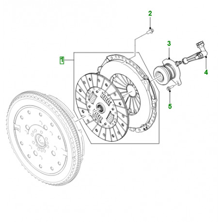 Jaguar embrayage F-Type (T2R27466)