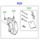 Land rover Étrier de frein avant droit (LR139251LR)