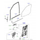 leve-glace gauche avec moteur Freelander 2