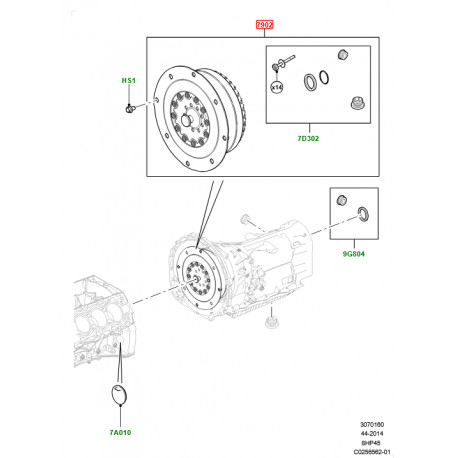 Land rover Convertisseur-transauto 8HP45 (LR053746LR)