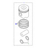 kit segment pour un piston  Defender 90, 110, 130 et Discovery 2