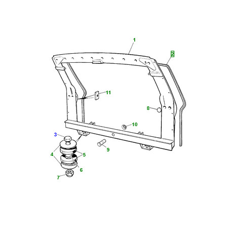 Britpart joint caoutchouc Range Classic (MTC2398)