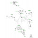 Land rover sonde température gaz échappement Discovery 3, Range Sport (WDN500050)