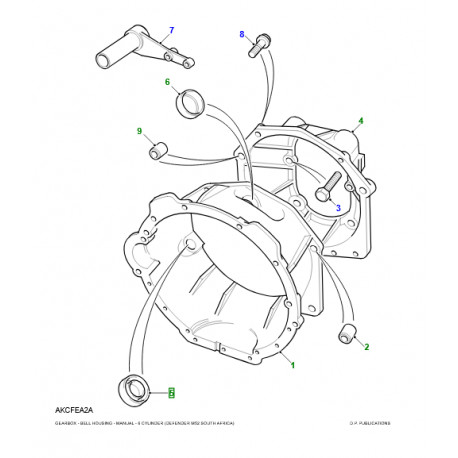 Britpart bague d'etancheite Range P38 (FTC2167)