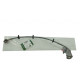 durite avant cote droit XF X250,  X250 Sportbrake et XJ X351