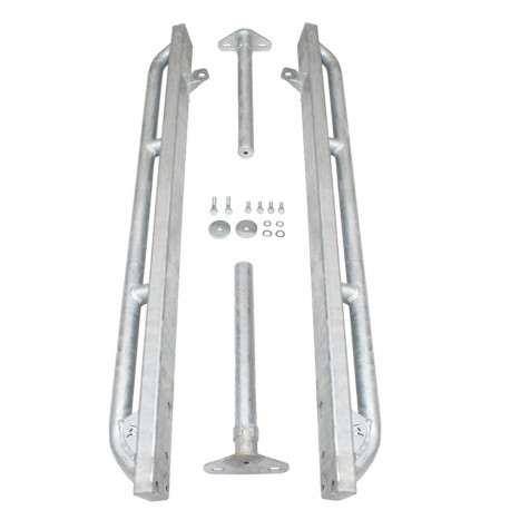Terrafirma protections de bas de caisse tubes galvanisé Defender 90 (65841)
