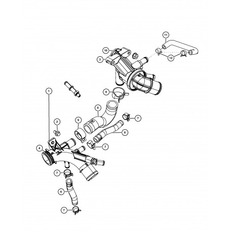Vm motori thermostat (68028074AA)