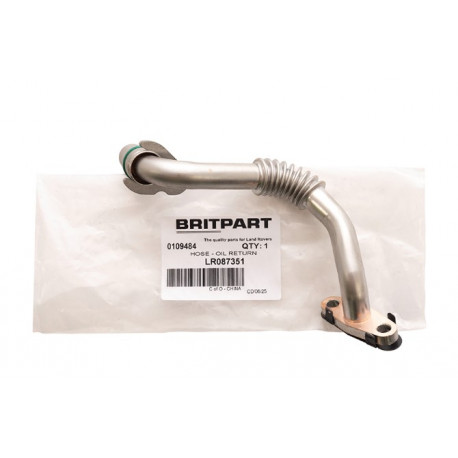 Britpart tuyau flexible de retour d'huile du turbo droit (LR087351)