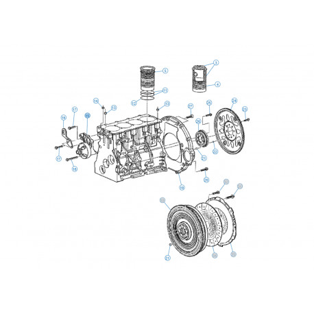 Mopar SUPPORT DE VENTILATEUR (5142661AB)