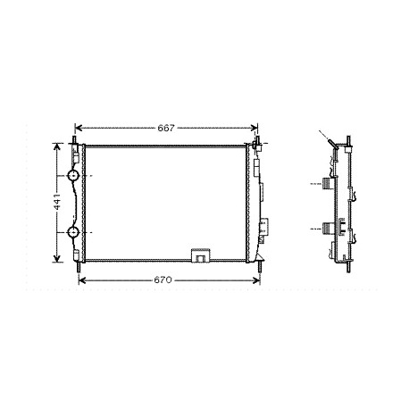 Allmakes 4x4 radiateur boite auto (027MO)