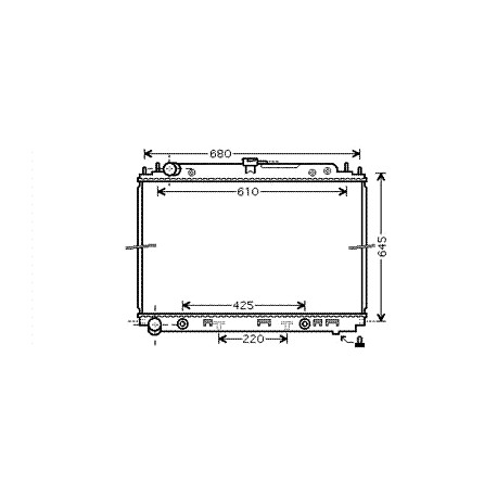 Allmakes 4x4 radiateur boite auto (027M8)