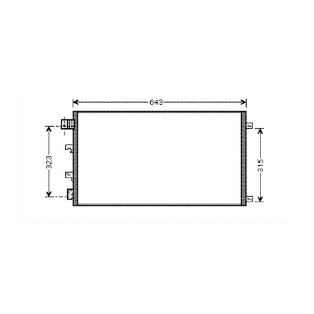 Allmakes 4x4 condenseur de clim (027MU)