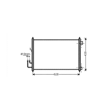 Allmakes 4x4 condenseur de clim (027N6)