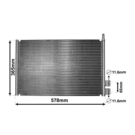 Allmakes 4x4 condenseur de clim (2D2FU)