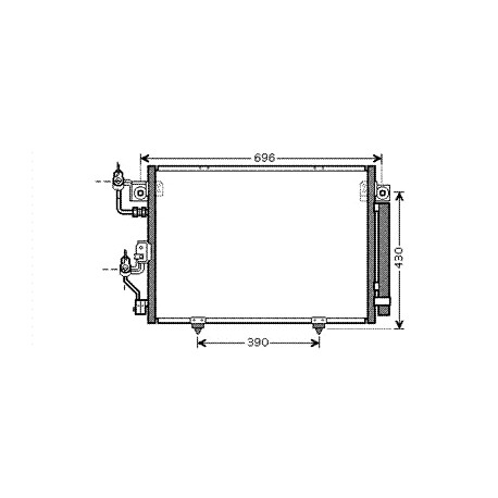 Allmakes 4x4 condenseur de clim (027LP)