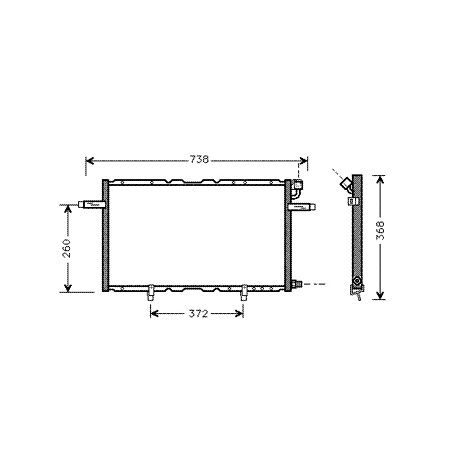 Allmakes 4x4 condenseur de clim (027NG)