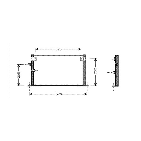 Allmakes 4x4 condenseur de clim (027RR)