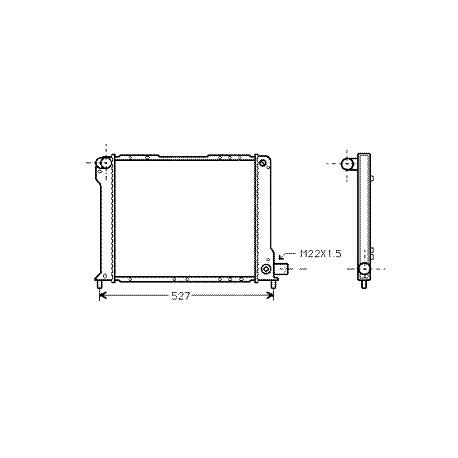 Allmakes 4x4 radiateur boite manuelle Voyager RG (5072260)