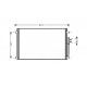 condenseur de climatisation boite manuelle Voyager RG