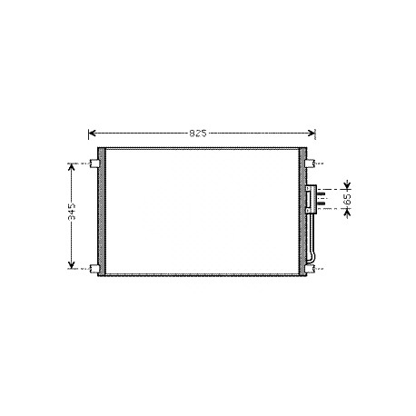 Allmakes 4x4 condenseur de climatisation boite manuelle Voyager RG (027VY)