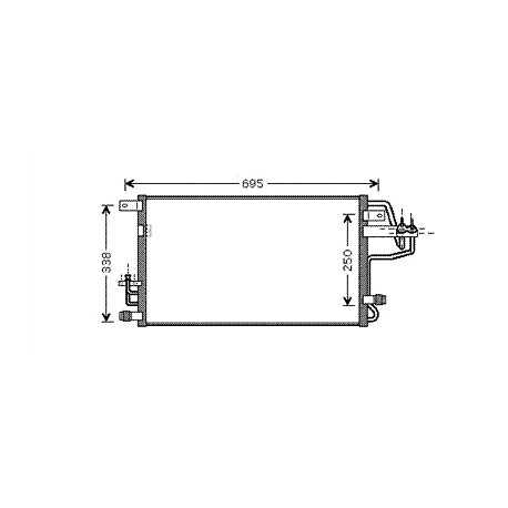 Allmakes 4x4 condenseur de clim (0279M)