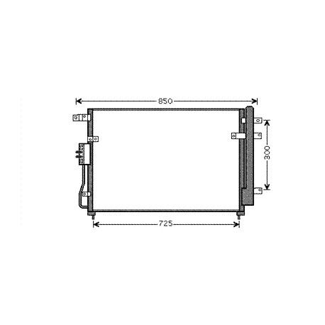 Allmakes 4x4 condenseur de clim (0279T)