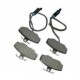 jeu de patins de frein arriere XJ12,  XJ6 XJ40 et XK5