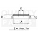 tambour de frein arriere de 1993 a 1995 Grand Cherokee WJ,  ZJ