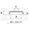 tambour de frein arriere de 1993 a 1995 Grand Cherokee WJ,  ZJ