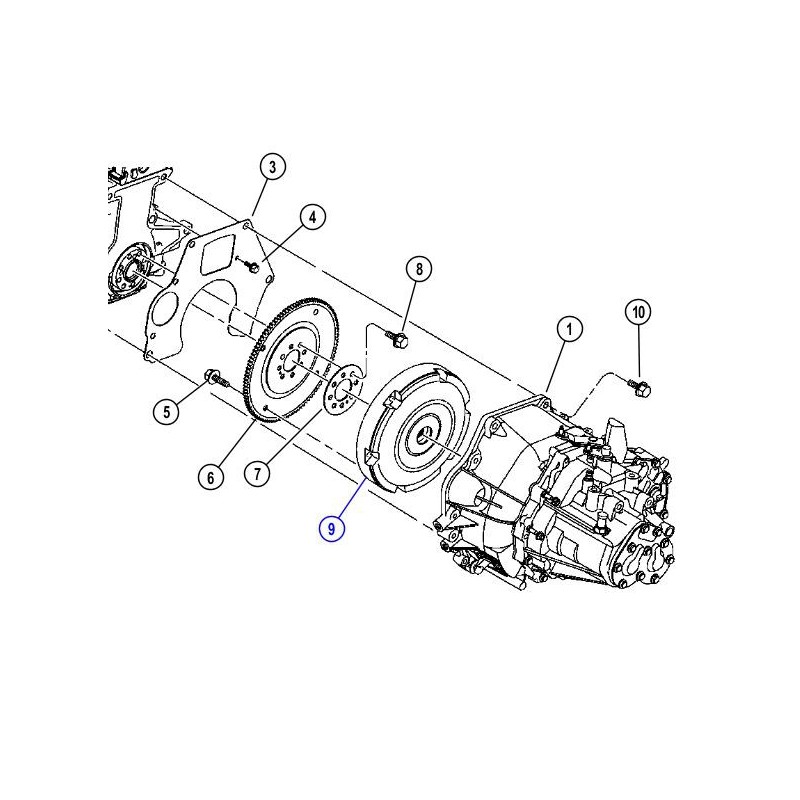 Commander kit embrayage volant moteur avec butee PT Cruiser LUK