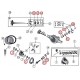 kit rouls diff pignon attaque jt dana 35 Grand Cherokee WG,  WJ,  ZJ