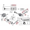 kit rouls diff pignon attaque jt dana 35 Grand Cherokee WG,  WJ,  ZJ
