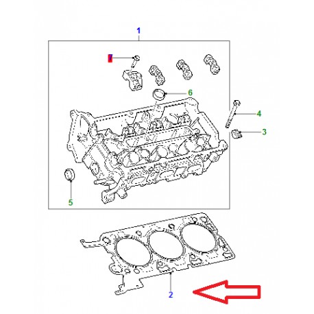 Jaguar joint de culasse S-Type,  X-Type et XK8 (C2S44649)