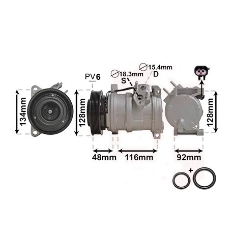 Allmakes 4x4 compresseur de clim (05005440AF)
