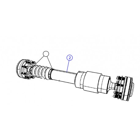 Mopar arbre de transm (68022105AC)