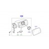 retroviseur gauche rabattable manuel sans memoire Discovery 3, Range Sport