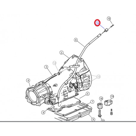 Mopar bouchon remplissage huile 300c (53013549AA)