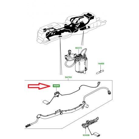 Land rover flotteur niveau dans reservoir a carburant Range Sport (LR043384)