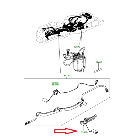 Land rover transmetteur jauge de combustible Range Sport (LR042716)