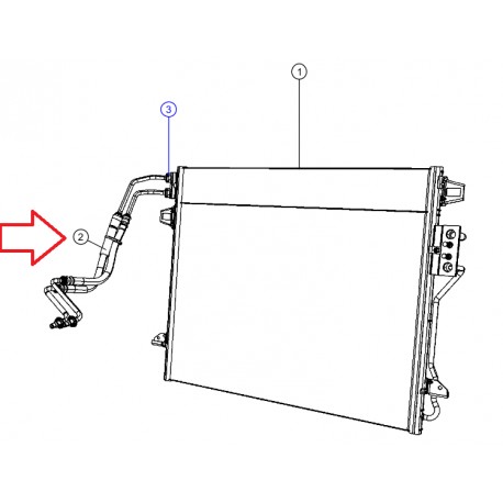 Mopar tuyau flexible refroidisseur de boite Voyager RT (5005204AG)