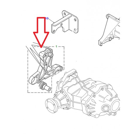 Land rover plaque Freelander 1 (TAU100200)