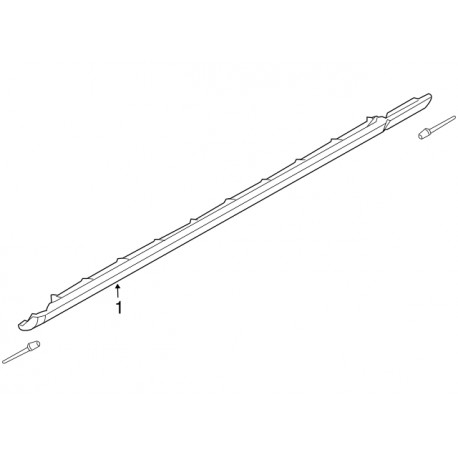 Mopar moulure bas de caisse droit 300c (68034806AA)