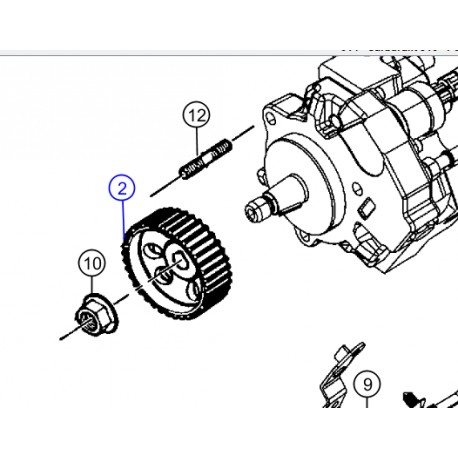 Mopar pignon de pompe d'injection (68334954AA)