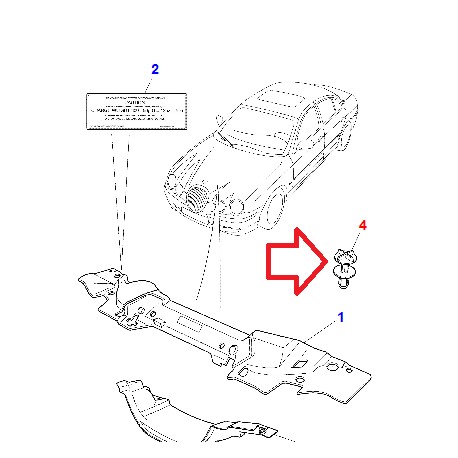 Jaguar pince triple (XR812941010)