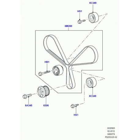 Land rover galet Discovery 3, 4, 5, Range L405, Sport (1311306)