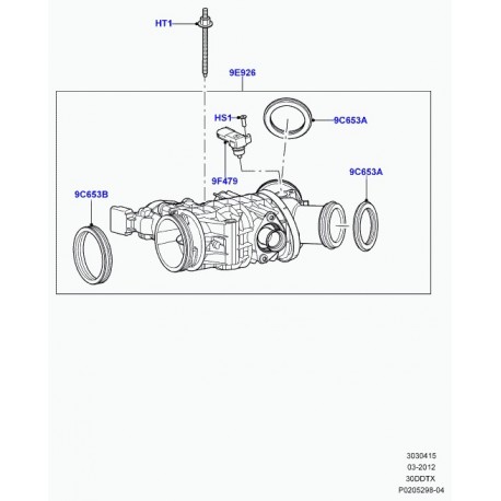 Land rover goujon Discovery 3, Range Sport (1316035)